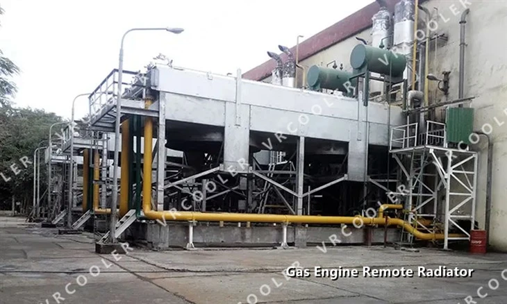 Radiador remot del motor de gas CAT